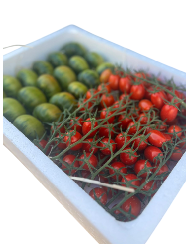 Caja Mixta Tomate Raf y Cherry Pera Caja Mixta Tomate Raf y Cherry Pera