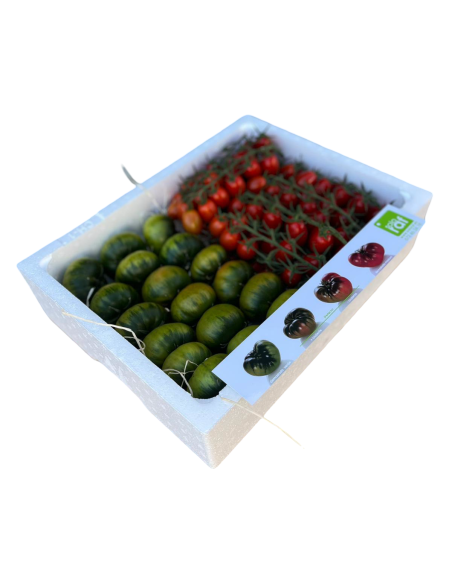 Caja Mixta Tomate Raf y Cherry Pera
